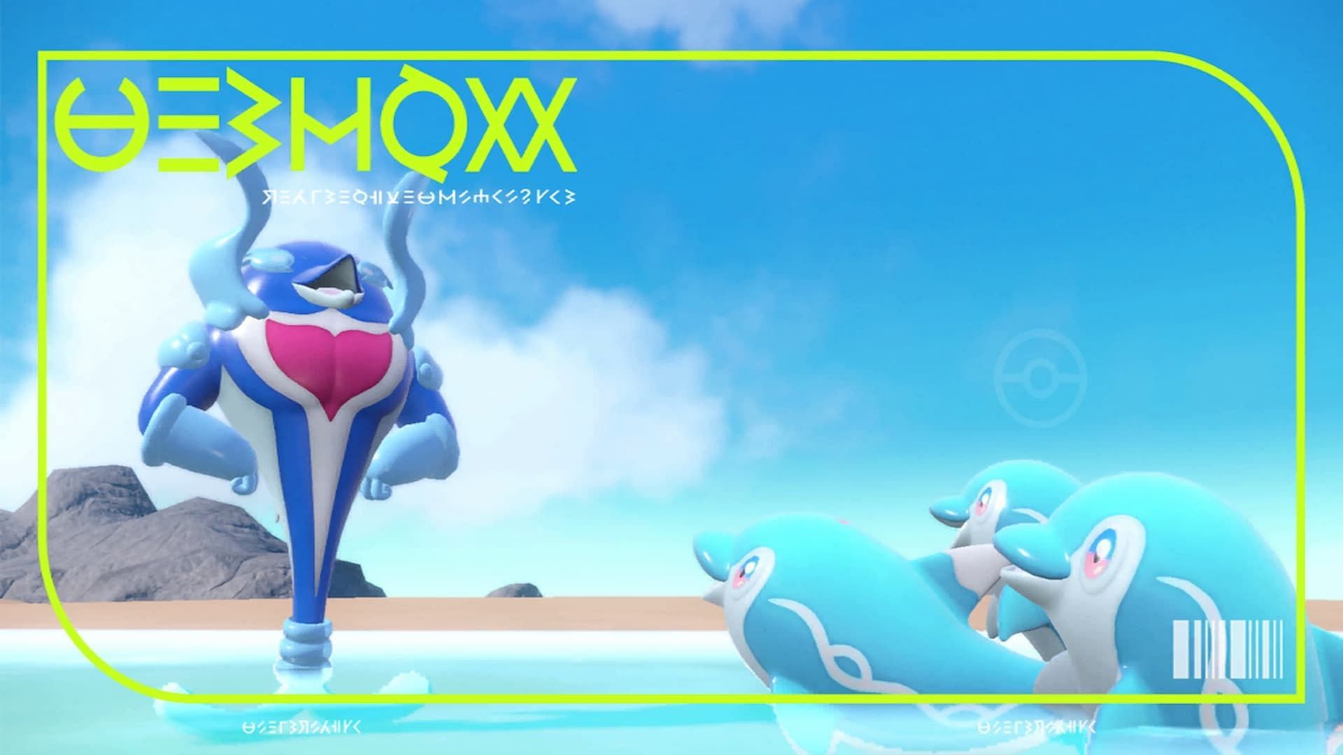 Palafin's Paldean Pokedex entry (Image via The Pokemon Company)
